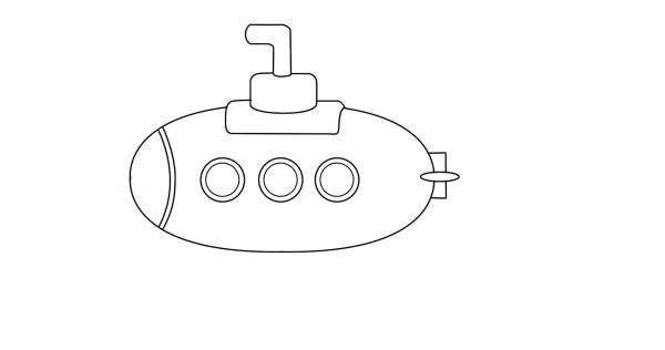 Creation of yellow submarine: Step 1